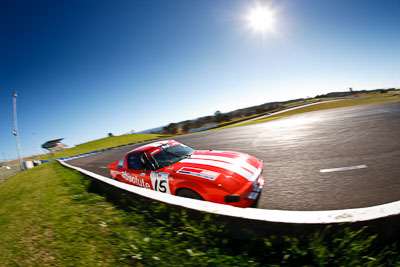 15;1979-Mazda-RX‒7-Series-1;24-July-2009;Australia;FOSC;Festival-of-Sporting-Cars;Graeme-Watts;Improved-Production;NSW;Narellan;New-South-Wales;Oran-Park-Raceway;auto;fisheye;motorsport;racing