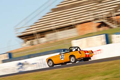 22;1969-MGB-Roadster;24-July-2009;Australia;FOSC;Festival-of-Sporting-Cars;Kevin-Kirk;NSW;Narellan;New-South-Wales;Oran-Park-Raceway;Regularity;auto;motion-blur;motorsport;racing;super-telephoto