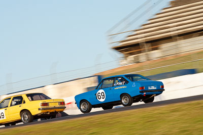 169;1979-Ford-Escort;24-July-2009;Australia;FOSC;Festival-of-Sporting-Cars;NSW;Narellan;New-South-Wales;Oran-Park-Raceway;Regularity;Robert-King;auto;motion-blur;motorsport;racing;super-telephoto