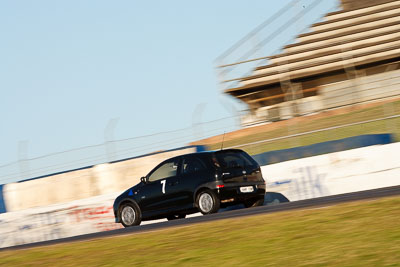 7;2002-Holden-Barina-Sri;24-July-2009;AMF18M;Australia;FOSC;Festival-of-Sporting-Cars;NSW;Narellan;New-South-Wales;Oran-Park-Raceway;Peter-Amos;Regularity;auto;motion-blur;motorsport;racing;super-telephoto