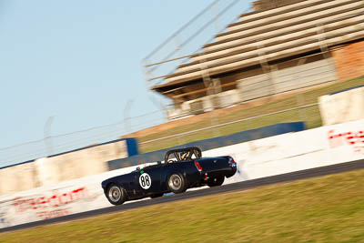 88;1959-Austin-Healey-Sprite;24-July-2009;Alex-Huszti;Australia;FOSC;Festival-of-Sporting-Cars;NSW;Narellan;New-South-Wales;Oran-Park-Raceway;Regularity;auto;motion-blur;motorsport;racing;super-telephoto