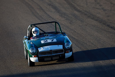 27;1963-MGB;24-July-2009;Australia;Bob-Rowntree;FOSC;Festival-of-Sporting-Cars;Group-S;NSW;Narellan;New-South-Wales;Oran-Park-Raceway;auto;classic;historic;motorsport;racing;super-telephoto;vintage