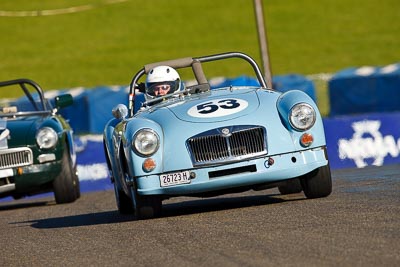 53;1959-MGA-1600;25-July-2009;26723H;Australia;FOSC;Festival-of-Sporting-Cars;Group-S;John-Young;NSW;Narellan;New-South-Wales;Oran-Park-Raceway;auto;classic;historic;motorsport;racing;super-telephoto;vintage