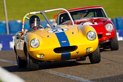 21;1959-Elva-Courier;25-July-2009;Australia;FOSC;Festival-of-Sporting-Cars;Group-S;LM746;NSW;Narellan;New-South-Wales;Oran-Park-Raceway;Rick-Marks;auto;classic;historic;motorsport;racing;super-telephoto;vintage