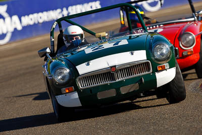 27;1963-MGB;25-July-2009;Australia;Bob-Rowntree;FOSC;Festival-of-Sporting-Cars;Group-S;NSW;Narellan;New-South-Wales;Oran-Park-Raceway;auto;classic;historic;motorsport;racing;super-telephoto;vintage