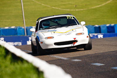 777;1992-Mazda-MX‒5;25-July-2009;Australia;FOSC;Festival-of-Sporting-Cars;Marque-Sports;Mazda-MX‒5;Mazda-MX5;Mazda-Miata;Michael-Hall;NSW;Narellan;New-South-Wales;Oran-Park-Raceway;Production-Sports-Cars;ZW777;auto;motorsport;racing;super-telephoto