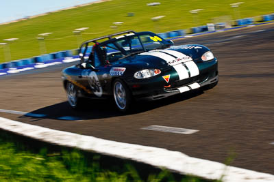 98;2000-Mazda-MX‒5-SP;25-July-2009;Australia;FOSC;Festival-of-Sporting-Cars;Marque-Sports;Mazda-MX‒5;Mazda-MX5;Mazda-Miata;NSW;Narellan;New-South-Wales;Nick-Martinenko;Oran-Park-Raceway;Production-Sports-Cars;auto;motion-blur;motorsport;racing;telephoto