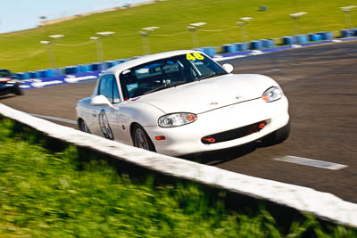 48;1999-Mazda-MX‒5;25-July-2009;Australia;FOSC;Festival-of-Sporting-Cars;Marque-Sports;Mazda-MX‒5;Mazda-MX5;Mazda-Miata;NSW;Narellan;New-South-Wales;Oran-Park-Raceway;Peter-Whitten;Production-Sports-Cars;auto;motion-blur;motorsport;racing;telephoto