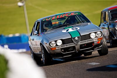 75;1977-Alfa-Romeo-GTV;25-July-2009;Australia;FOSC;Festival-of-Sporting-Cars;Group-S;NSW;Narellan;New-South-Wales;Oran-Park-Raceway;Urs-Muller;auto;classic;historic;motorsport;racing;super-telephoto;vintage