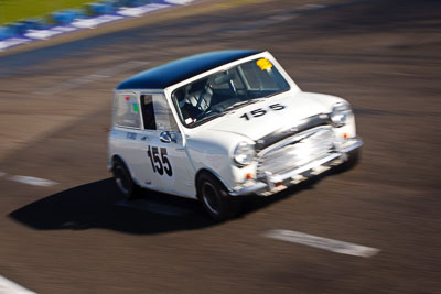 155;1964-Morris-Cooper-S;25-July-2009;Australia;FOSC;Festival-of-Sporting-Cars;Group-N;Historic-Touring-Cars;NSW;Narellan;New-South-Wales;Oran-Park-Raceway;Santino-Di-Carlo;auto;classic;historic;motion-blur;motorsport;racing;telephoto;vintage