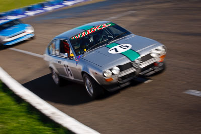 75;1977-Alfa-Romeo-GTV;25-July-2009;Australia;FOSC;Festival-of-Sporting-Cars;Group-S;NSW;Narellan;New-South-Wales;Oran-Park-Raceway;Urs-Muller;auto;classic;historic;motion-blur;motorsport;racing;telephoto;vintage