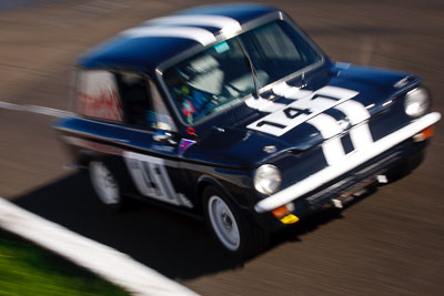 141;1964-Hillman-Imp;25-July-2009;Australia;FOSC;Festival-of-Sporting-Cars;Group-N;Historic-Touring-Cars;Jerry-Lenstra;NSW;Narellan;New-South-Wales;Oran-Park-Raceway;auto;classic;historic;motion-blur;motorsport;racing;telephoto;vintage