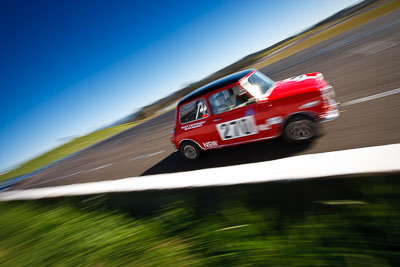 270;1963-Morris-Cooper-S;25-July-2009;Australia;FOSC;Festival-of-Sporting-Cars;Group-N;Historic-Touring-Cars;John-Battersby;NSW;Narellan;New-South-Wales;Oran-Park-Raceway;auto;classic;historic;motion-blur;motorsport;racing;vintage;wide-angle