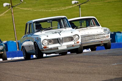 37;1964-Alfa-Romeo-Giulia-Ti;25-July-2009;Australia;FOSC;Festival-of-Sporting-Cars;Group-N;Historic-Touring-Cars;NSW;Narellan;New-South-Wales;Oran-Park-Raceway;Ralph-Clarke;auto;classic;historic;motorsport;racing;super-telephoto;vintage