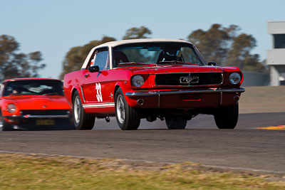 33;1965-Ford-Mustang;25-July-2009;Australia;FOSC;Festival-of-Sporting-Cars;NSW;Narellan;New-South-Wales;Oran-Park-Raceway;Regularity;Troy-Williams;auto;motion-blur;motorsport;racing;super-telephoto