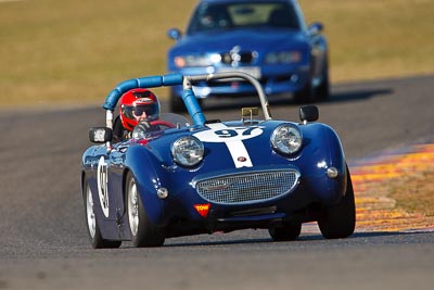 97;1959-Austin-Healey-Sprite;25-July-2009;Australia;FOSC;Festival-of-Sporting-Cars;NSW;Narellan;New-South-Wales;Oran-Park-Raceway;RV930;Regularity;Rod-Vogt;auto;motorsport;racing;super-telephoto