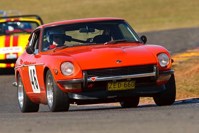 46;1974-Datsun-260Z;25-July-2009;Australia;FOSC;Festival-of-Sporting-Cars;Geoff-Owens;NSW;Narellan;New-South-Wales;Oran-Park-Raceway;Regularity;ZED660;auto;motorsport;racing;super-telephoto