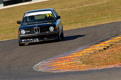 19;1981-BMW-E21-JPS-Replica;25-July-2009;Australia;FOSC;Festival-of-Sporting-Cars;NSW;Narellan;New-South-Wales;Oran-Park-Raceway;QPH455;Rama-Higgins;Regularity;auto;motorsport;racing;super-telephoto