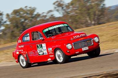 244;1961-Volvo-PV544;23196H;25-July-2009;Australia;FOSC;Festival-of-Sporting-Cars;Improved-Production;Mike-Batten;NSW;Narellan;New-South-Wales;Oran-Park-Raceway;auto;motion-blur;motorsport;racing;super-telephoto