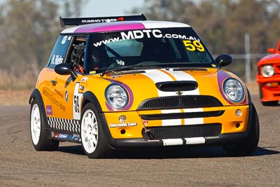 59;2003-Mini-Cooper-S;25-July-2009;Australia;FOSC;Festival-of-Sporting-Cars;Hans-Riehs;Improved-Production;NSW;Narellan;New-South-Wales;Oran-Park-Raceway;auto;motorsport;racing;super-telephoto