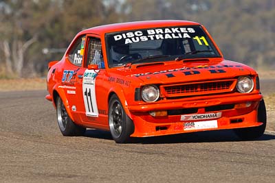 11;1974-Toyota-Corolla-KE25;25-July-2009;Australia;FOSC;Festival-of-Sporting-Cars;Improved-Production;NSW;Narellan;New-South-Wales;Oran-Park-Raceway;Tony-Prior;auto;motorsport;racing;super-telephoto