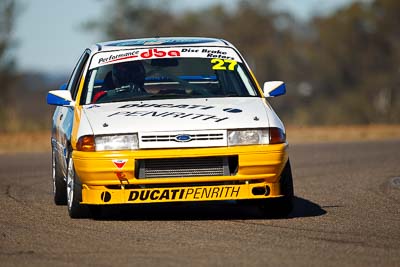 27;1992-Ford-Laser-TX3-Turbo;25-July-2009;Australia;David-Williams;FOSC;Festival-of-Sporting-Cars;Improved-Production;NSW;Narellan;New-South-Wales;Oran-Park-Raceway;auto;motorsport;racing;super-telephoto