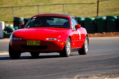 9;1989-Mazda-MX‒5;25-July-2009;Australia;Carl-Stevenson;FOSC;Festival-of-Sporting-Cars;Mazda-MX‒5;Mazda-MX5;Mazda-Miata;NSW;Narellan;New-South-Wales;Oran-Park-Raceway;Regularity;YUZ159;auto;motorsport;racing;super-telephoto