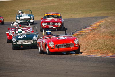 91;1970-MGB-Roadster;25-July-2009;Australia;FOSC;Festival-of-Sporting-Cars;Group-S;NSW;Narellan;New-South-Wales;Oran-Park-Raceway;Steve-Dunne‒Contant;auto;classic;historic;motorsport;racing;super-telephoto;vintage