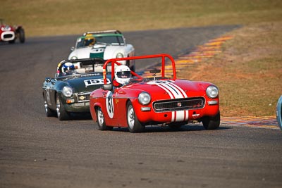 61;1969-MG-Midget;25-July-2009;Australia;FOSC;Festival-of-Sporting-Cars;Group-S;NSW;Narellan;New-South-Wales;Oran-Park-Raceway;Ric-Forster;auto;classic;historic;motorsport;racing;super-telephoto;vintage