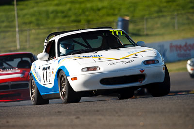 777;1992-Mazda-MX‒5;25-July-2009;Australia;FOSC;Festival-of-Sporting-Cars;Marque-Sports;Mazda-MX‒5;Mazda-MX5;Mazda-Miata;Michael-Hall;NSW;Narellan;New-South-Wales;Oran-Park-Raceway;Production-Sports-Cars;ZW777;auto;motorsport;racing;super-telephoto