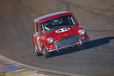 40;1964-Morris-Cooper-S;25-July-2009;Australia;Barrie-Brown;FOSC;Festival-of-Sporting-Cars;Group-N;Historic-Touring-Cars;NSW;Narellan;New-South-Wales;Oran-Park-Raceway;auto;classic;historic;motorsport;racing;super-telephoto;vintage