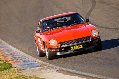 46;1974-Datsun-260Z;25-July-2009;Australia;FOSC;Festival-of-Sporting-Cars;Geoff-Owens;NSW;Narellan;New-South-Wales;Oran-Park-Raceway;Regularity;ZED660;auto;motorsport;racing;super-telephoto