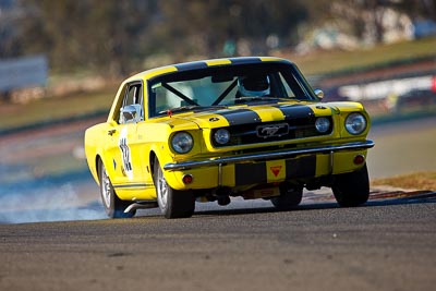 132;1964-Ford-Mustang;25-July-2009;Australia;Bob-Munday;FOSC;Festival-of-Sporting-Cars;Group-N;Historic-Touring-Cars;NSW;NVH801;Narellan;New-South-Wales;Oran-Park-Raceway;auto;classic;historic;motorsport;racing;super-telephoto;vintage