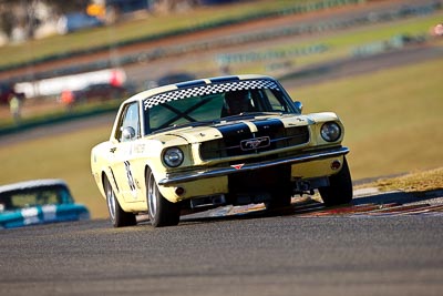 35;1964-Ford-Mustang;25-July-2009;Australia;FOSC;Festival-of-Sporting-Cars;Group-N;Historic-Touring-Cars;Mike-Dyer;NSW;Narellan;New-South-Wales;Oran-Park-Raceway;auto;classic;historic;motorsport;racing;super-telephoto;vintage