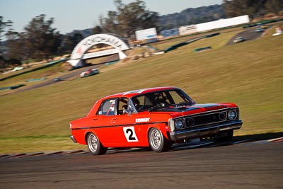 2;1971-Ford-Falcon-XY-GTHO;25-July-2009;Australia;FOSC;Festival-of-Sporting-Cars;Group-N;Historic-Touring-Cars;Kennedy;NSW;Narellan;New-South-Wales;Oran-Park-Raceway;auto;classic;historic;motorsport;racing;telephoto;vintage