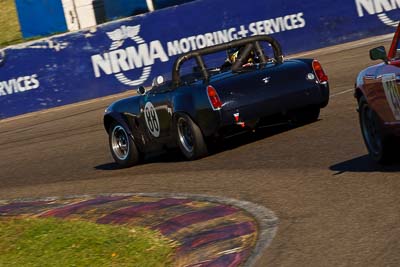 88;1959-Austin-Healey-Sprite;25-July-2009;Alex-Huszti;Australia;FOSC;Festival-of-Sporting-Cars;NSW;Narellan;New-South-Wales;Oran-Park-Raceway;Regularity;auto;motorsport;racing;super-telephoto