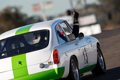 13;1970-MGB-GT;25-July-2009;Australia;FOSC;Festival-of-Sporting-Cars;NSW;Narellan;New-South-Wales;Oran-Park-Raceway;Regularity;Robin-Swann;auto;motorsport;racing;super-telephoto