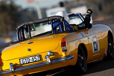 157;1974-MGB;25-July-2009;Australia;FOSC;Festival-of-Sporting-Cars;GTD457;Geoff-Taylor‒Denning;NSW;Narellan;New-South-Wales;Oran-Park-Raceway;Regularity;auto;motorsport;racing;super-telephoto