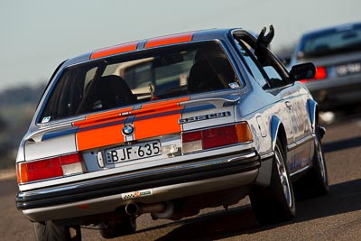 635;1980-BMW-635-CSi;25-July-2009;Australia;BJF635;Brian-Foster;FOSC;Festival-of-Sporting-Cars;NSW;Narellan;New-South-Wales;Oran-Park-Raceway;Regularity;auto;motorsport;racing;super-telephoto