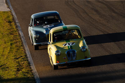 717;1952-Austin-A30;25-July-2009;Allan-Bryson;Australia;FOSC;Festival-of-Sporting-Cars;Group-N;Historic-Touring-Cars;NSW;Narellan;New-South-Wales;Oran-Park-Raceway;auto;classic;historic;motorsport;racing;super-telephoto;vintage