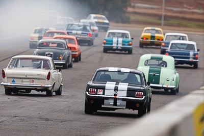 289;1964-Ford-Mustang;26-July-2009;Alan-Shearer;Australia;FOSC;Festival-of-Sporting-Cars;Group-N;Historic-Touring-Cars;NSW;Narellan;New-South-Wales;Oran-Park-Raceway;auto;classic;historic;motorsport;racing;super-telephoto;vintage