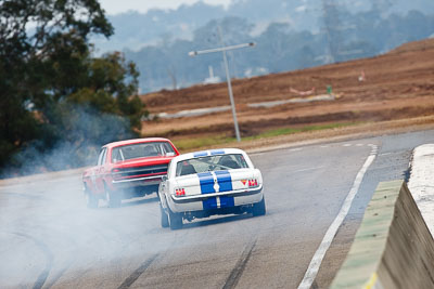98;1966-Ford-Mustang;26-July-2009;Australia;Bob-Cox;FOSC;Festival-of-Sporting-Cars;Group-N;Historic-Touring-Cars;NSW;Narellan;New-South-Wales;Oran-Park-Raceway;auto;classic;historic;motorsport;racing;super-telephoto;vintage