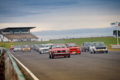 87;1976-Alfa-Romeo-Alfetta-GT;26-July-2009;Australia;FOSC;Festival-of-Sporting-Cars;Improved-Production;NSW;Narellan;New-South-Wales;Oran-Park-Raceway;Peter-Tillett;auto;motorsport;racing;telephoto