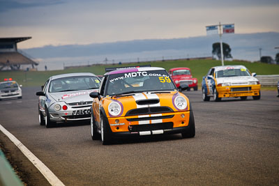 59;2003-Mini-Cooper-S;26-July-2009;Australia;FOSC;Festival-of-Sporting-Cars;Hans-Riehs;Improved-Production;NSW;Narellan;New-South-Wales;Oran-Park-Raceway;auto;motorsport;racing;telephoto