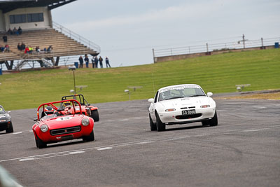 13;45;1963-MG-Midget;1990-Mazda-MX‒5;26-July-2009;Australia;Damien-Meyer;FOSC;Festival-of-Sporting-Cars;Marque-Sports;Mazda-MX‒5;Mazda-MX5;Mazda-Miata;NSW;Narellan;New-South-Wales;Oran-Park-Raceway;Production-Sports-Cars;Shane-Otten;auto;motorsport;racing;super-telephoto