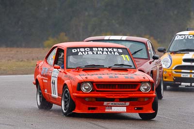 11;1974-Toyota-Corolla-KE25;26-July-2009;Australia;FOSC;Festival-of-Sporting-Cars;Improved-Production;NSW;Narellan;New-South-Wales;Oran-Park-Raceway;Tony-Prior;auto;motorsport;racing;super-telephoto