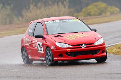 206;2004-Peugeot-206-GTi;26-July-2009;Australia;Carly-Black;FOSC;Festival-of-Sporting-Cars;Improved-Production;NSW;Narellan;New-South-Wales;Oran-Park-Raceway;auto;motorsport;racing;super-telephoto