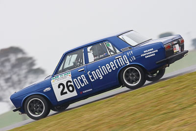 26;1971-Datsun-1600;26-July-2009;Australia;Danny-Castro;FOSC;Festival-of-Sporting-Cars;Improved-Production;NSW;Narellan;New-South-Wales;Oran-Park-Raceway;auto;motorsport;racing;super-telephoto