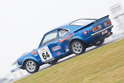 64;1974-Mazda-808;26-July-2009;Australia;FOSC;Festival-of-Sporting-Cars;Ian-MaCrae;Improved-Production;NSW;Narellan;New-South-Wales;Oran-Park-Raceway;auto;motion-blur;motorsport;racing;super-telephoto