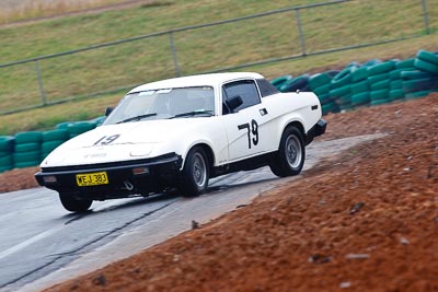 191;1977-Triumph-TR7-Coupe;26-July-2009;Australia;Bob-Saunders;FOSC;Festival-of-Sporting-Cars;NSW;Narellan;New-South-Wales;Oran-Park-Raceway;Regularity;WEJ383;auto;motion-blur;motorsport;racing;super-telephoto